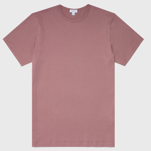 Vintage Pink Crew Neck T-Shirt