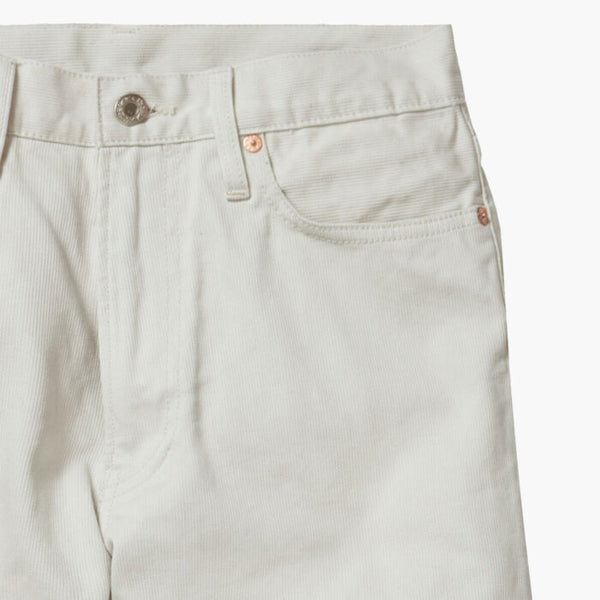 Ivory Bedford Cord Cotton Trouser