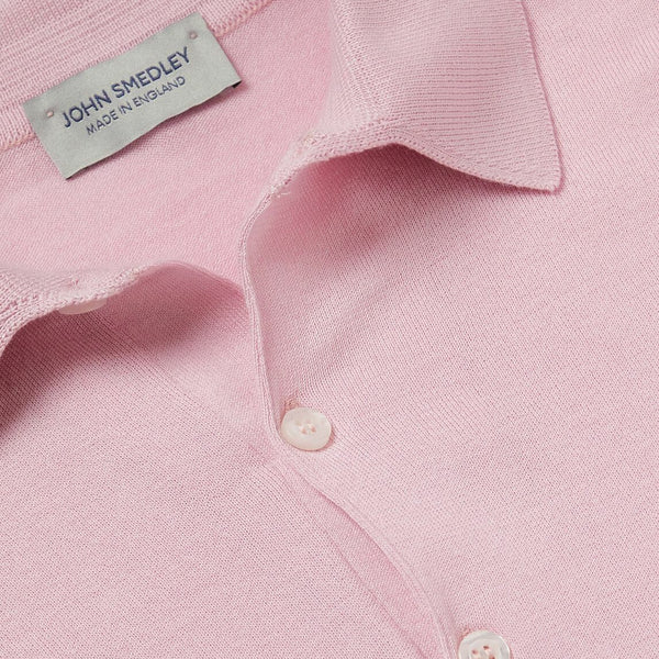 Pink Mycroft Sea Island Cotton Polo