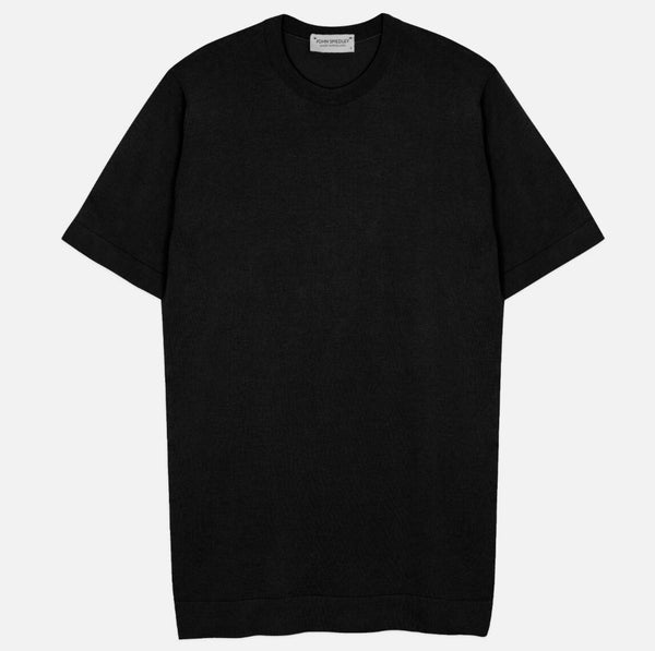 Black Lorca Sea Island Cotton T-Shirt