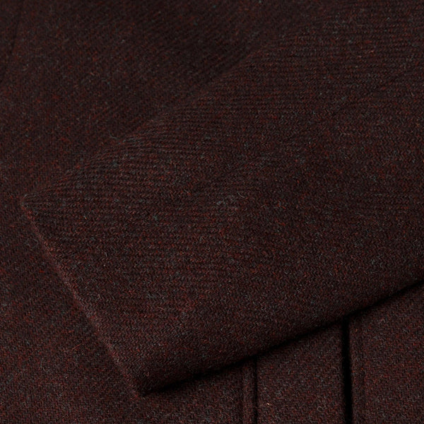 Truffle Harris Tweed Long Car Coat