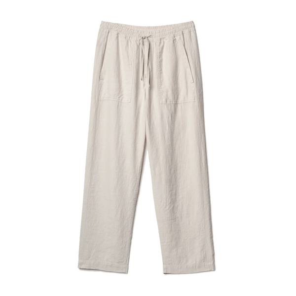 Light Stone PANTS05LI Worker's Linen Drawstring Trousers