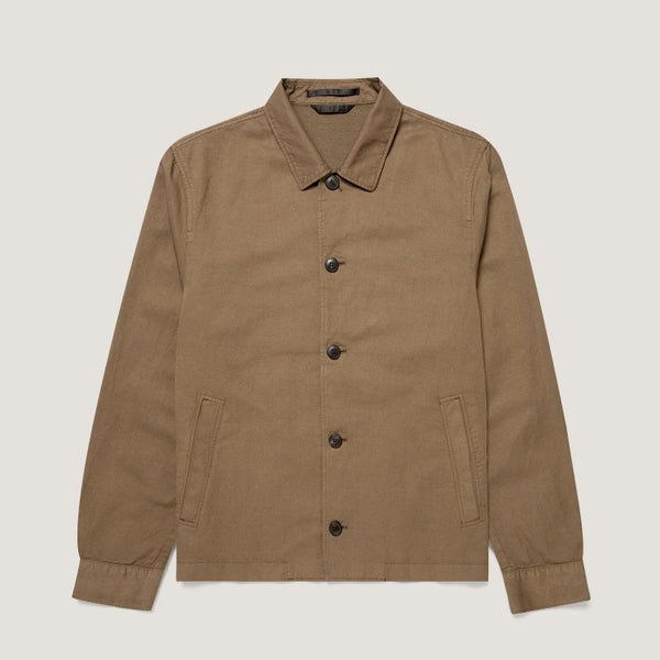 Dark Cedar Cotton Linen Jacket