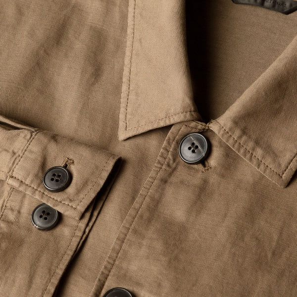 Dark Cedar Cotton Linen Jacket