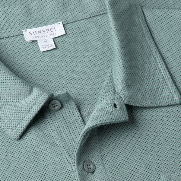 Steel Green Riviera Polo Shirt