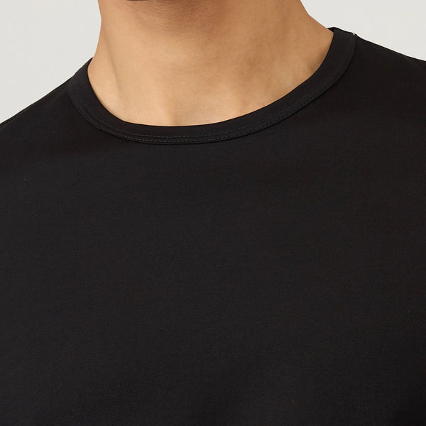Black Classic Crewneck T-shirt