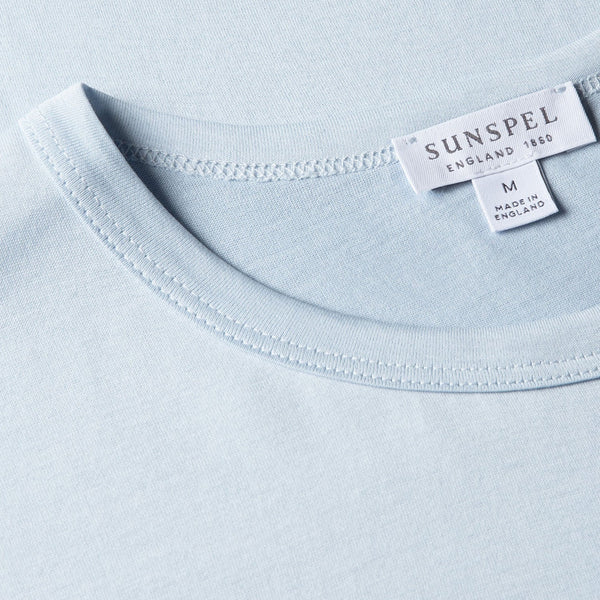 Pastel Blue Classic Crew Neck T-shirt