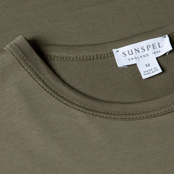 Khaki Classic Crew Neck T-shirt