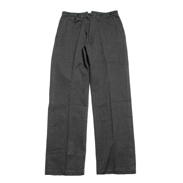 Black OR-1117 Classic Cotton Wide Low Trouser