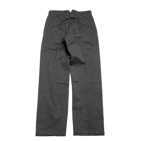 Black OR-1117 Classic Cotton Wide Low Trouser