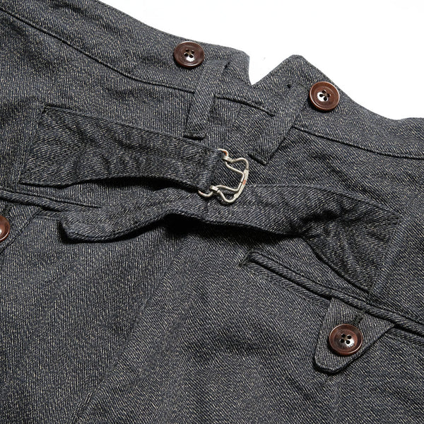 Black OR-1117 Classic Cotton Wide Low Trouser