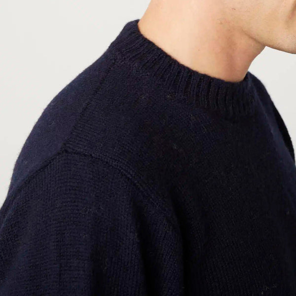 Navy Makers Stitch Crew Jumper Sweater