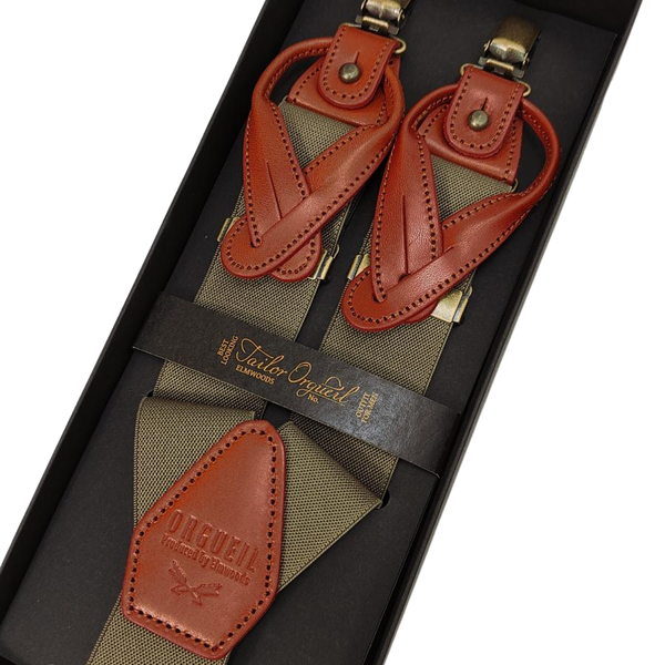 Tan OR-7325 Military Suspenders