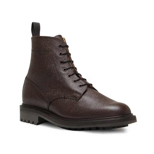 FW25 Brown Kelso Grain Leather Derby Boot