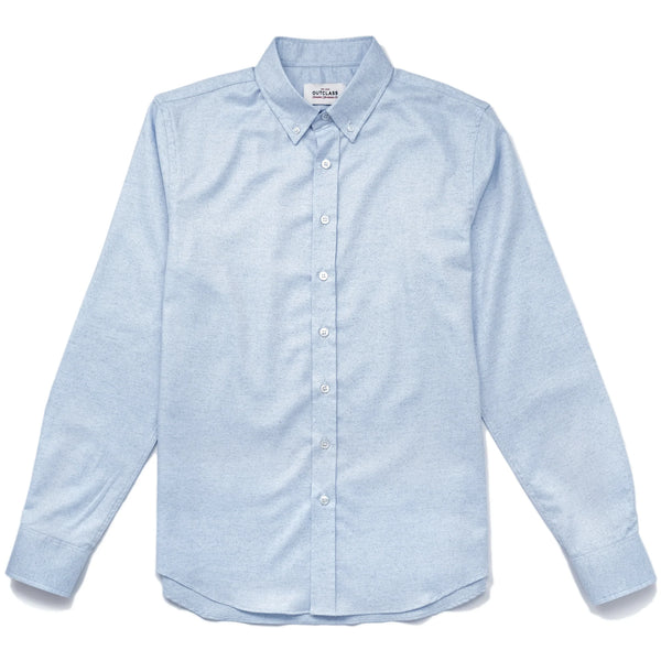 Sky Heather Cotton Shirt