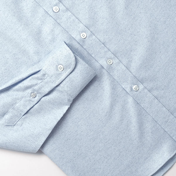 Sky Heather Cotton Shirt
