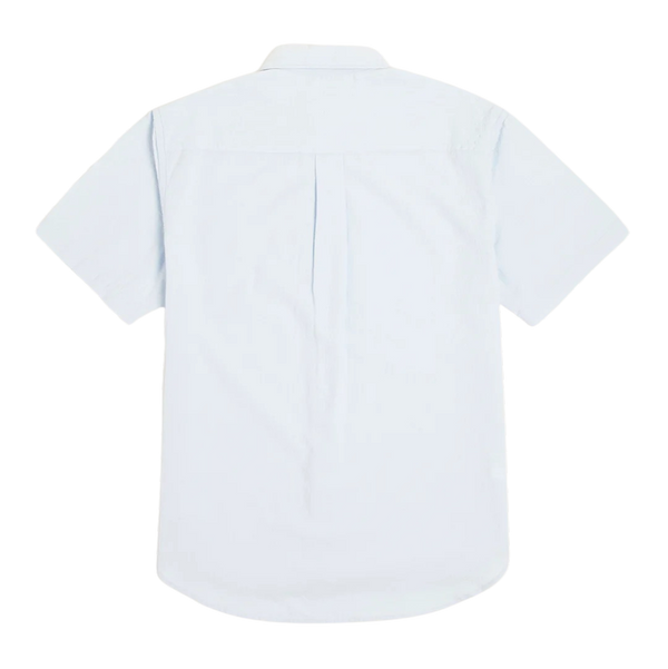 N°114 Lax Light Blue Seersucker Cotton S/S Shirt