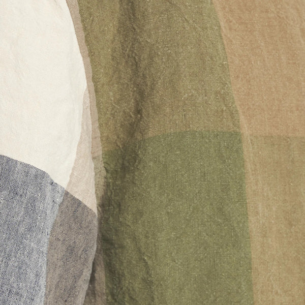 Galia Check Linen S/S Shirt