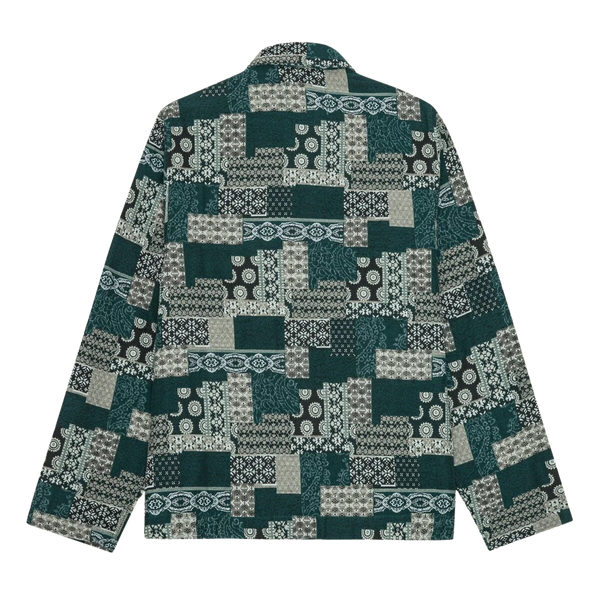 Sea Moss Green Ian Jacquard Coach Jacket