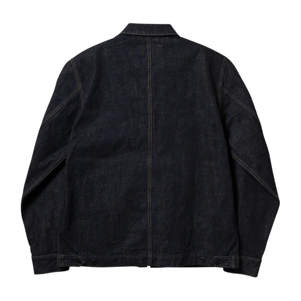 Indigo OR-402 Tailor Denim Jean Zip Jacket