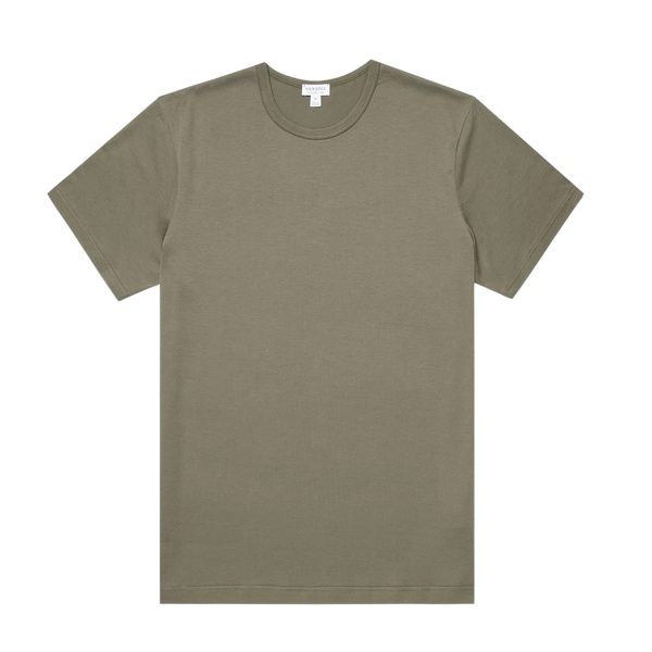Khaki Classic Crew Neck T-shirt