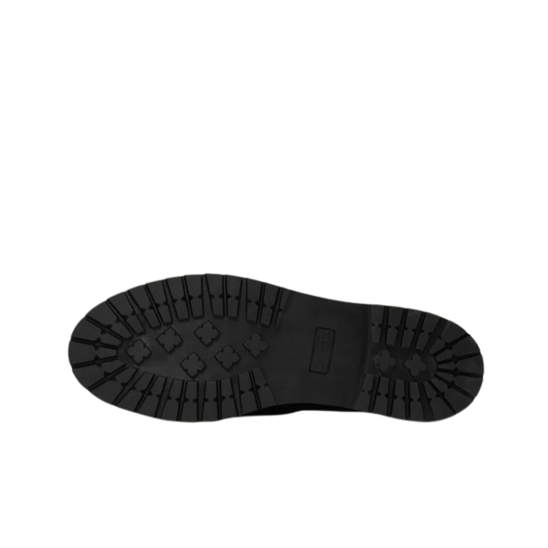 Black Taylor AOP Pony Loafer Shoes