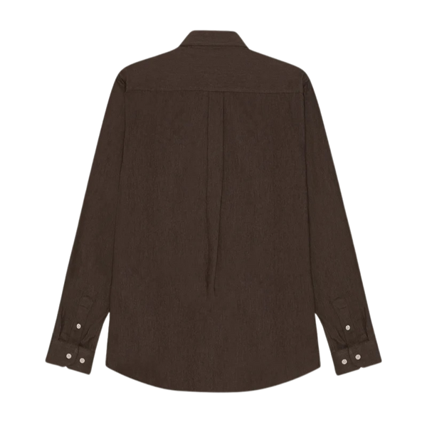 Delicioso Brown Soft Flannel Cotton Shirt