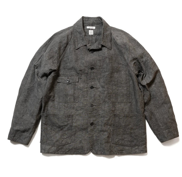 Dark Charcoal SV-JK-026 Washi Raglan Coverall Jacket
