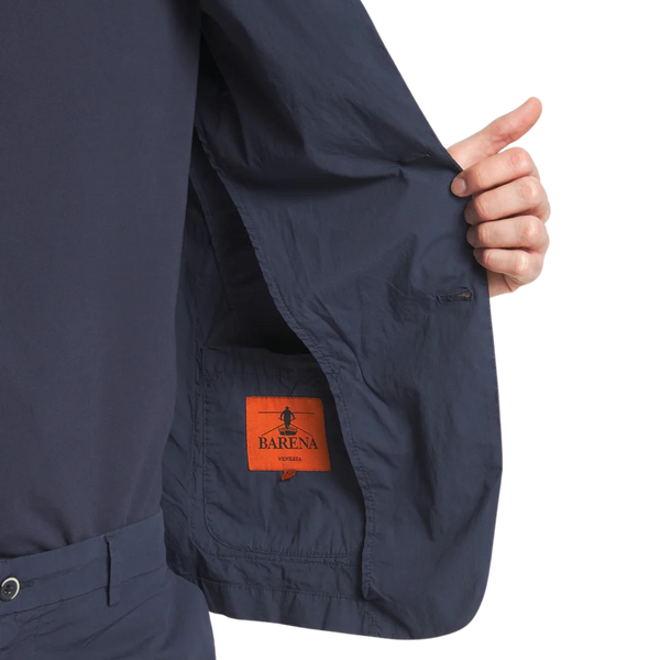 Navy Borgo Cotton Jacket
