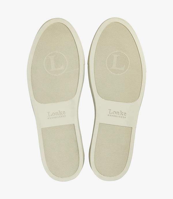White Sprint Calf Leather Sneakers