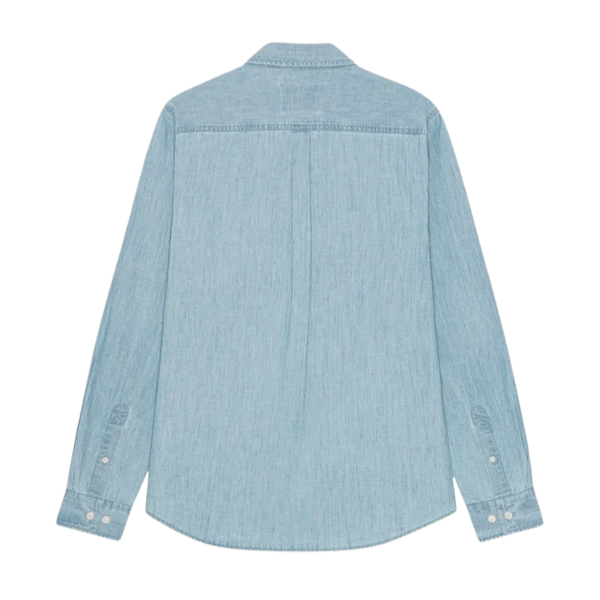 Light Blue Wash Cotton Chambray Shirt
