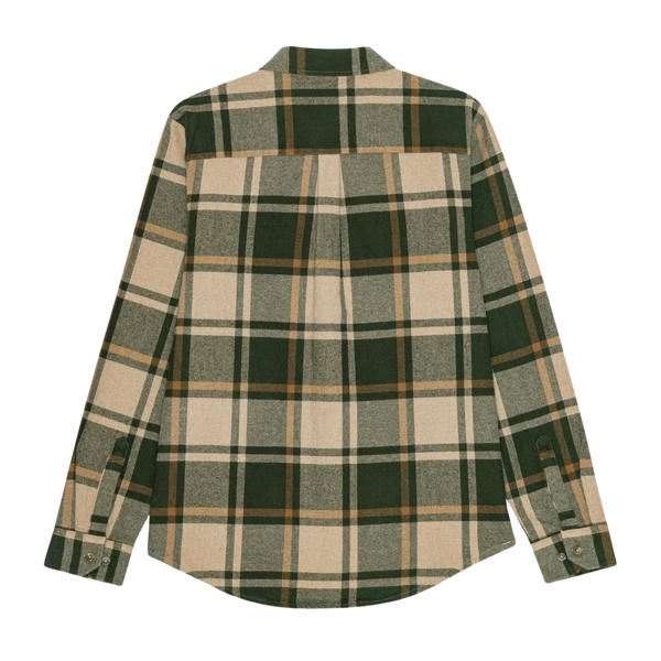 Rosin Green Check Flannel Cotton Shirt