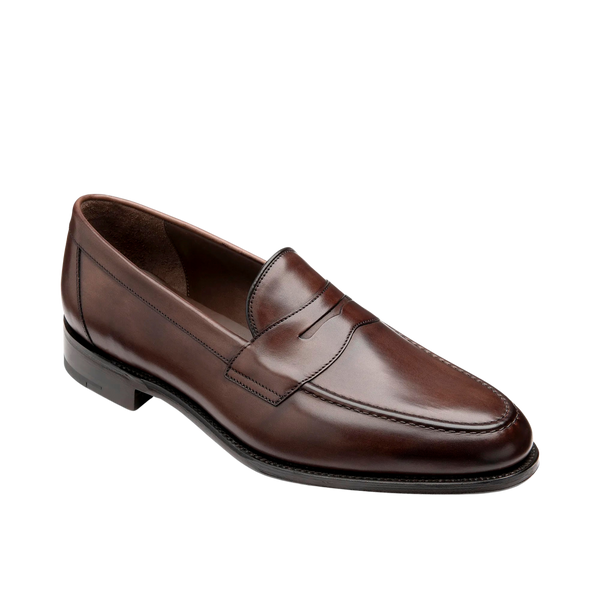 Walnut Calf Hornbeam Leather Penny Loafers