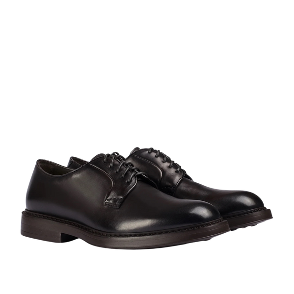 Moro Alce Calf Leather Lace-up Derby Shoes