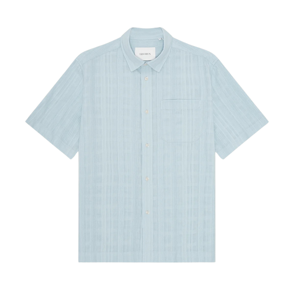 Skyway Blue Structured Cotton S/S Shirt