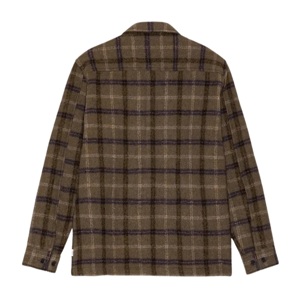 Caribou Faded Check Wool Overshirt