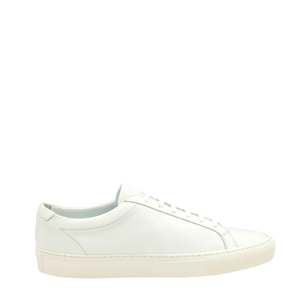 White Sprint Calf Leather Sneakers