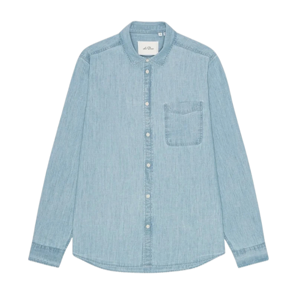 Light Blue Wash Cotton Chambray Shirt
