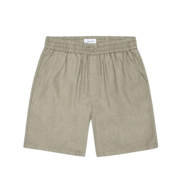 Laurel Oak Sand Otto Linen Cotton Shorts