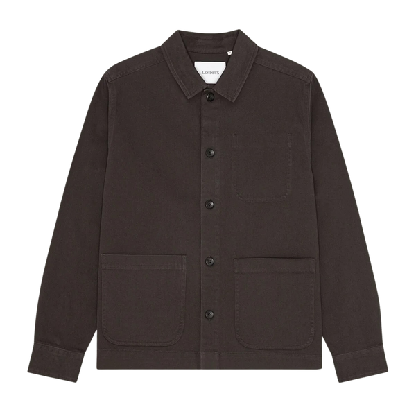 Licorice Layton Cotton Overshirt