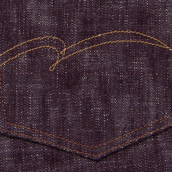 Futai Persimmon Dyed SD-1904S Denim One Wash Selvedge Jeans