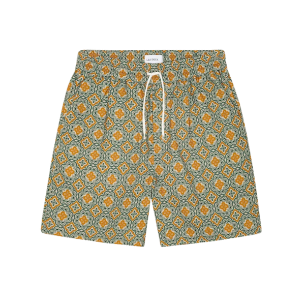 Sea Moss Green Harry Arabesque AOP Shorts