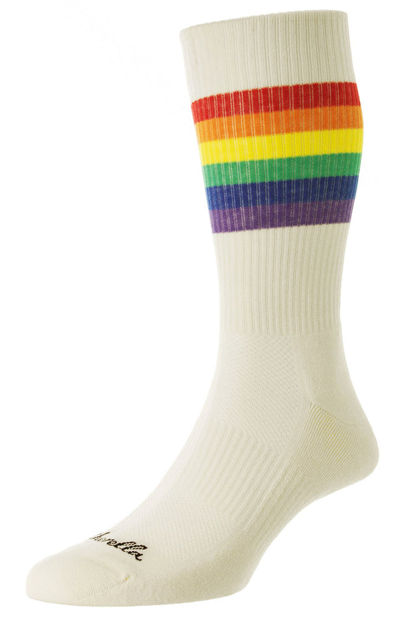 Shine Egyptian Cotton Pride Rainbow Sports Socks