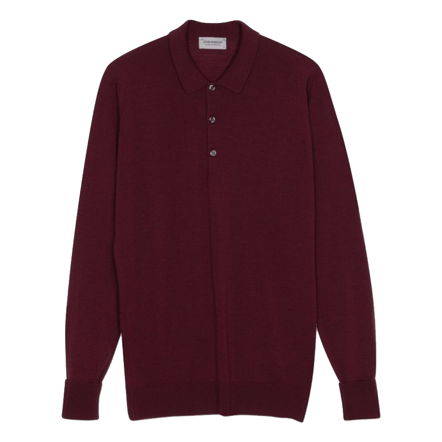 Shop Sydney's Toronto | John Smedley Bordeaux Cotswold Merino Long