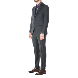 Charcoal Birdseye Flannel Suit - Sydney's, Toronto, Bespoke Suit, Made-to-Measure, Custom Suit,