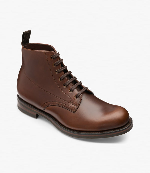 Hebden Dark Brown Derby Boots