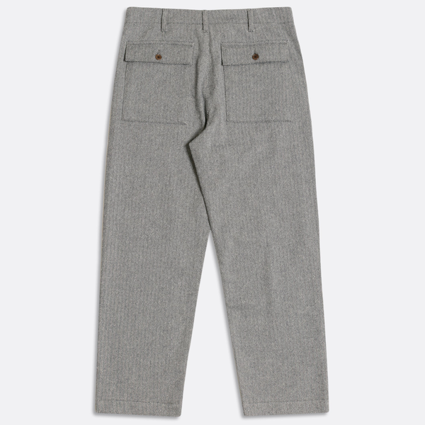 Blue Night Herringbone Coup Trouser