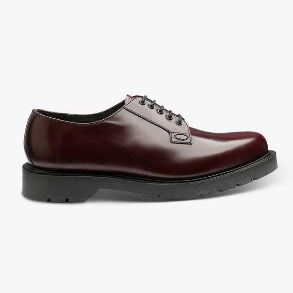 Kilmer Burgundy Derby Plain Tie Shoes