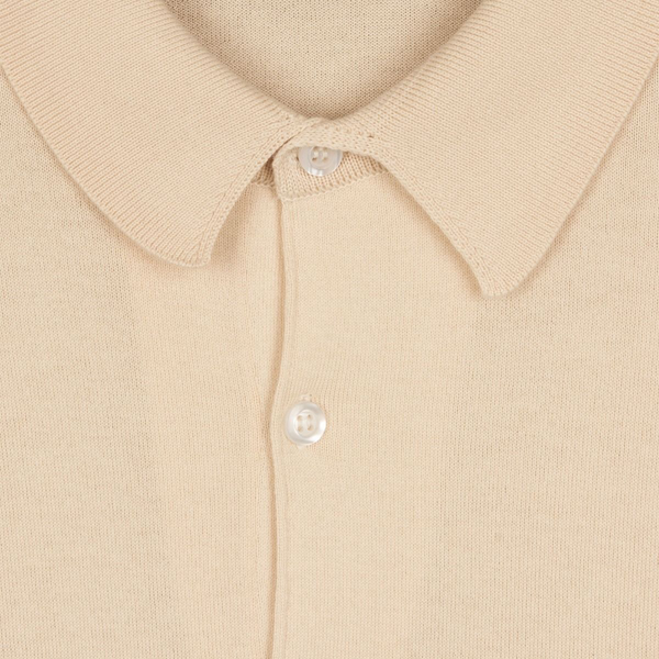 Ecru Mycroft Sea Island Cotton Polo