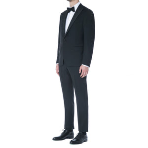 Black Ice Wool Tuxedo - Sydney's, Toronto, Bespoke Suit, Made-to-Measure, Custom Suit,